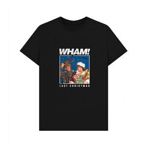 Wham Unisex Adult Last Christmas T-Shirt / Black